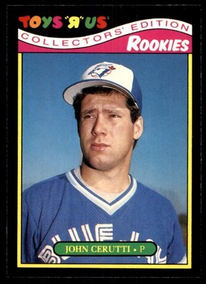 John Cerutti 1987 Topps Toys ''R'' Us Rookies #6 Blue Jays MLB READ FREE SHIPPING