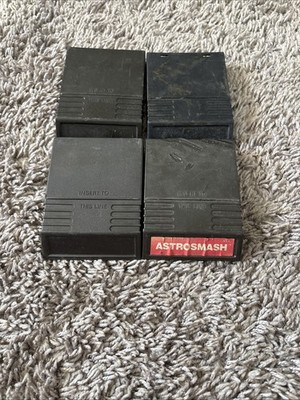 Intellivision Astrosmash 4 GAME LOT 3 Are Unmarked All Untested