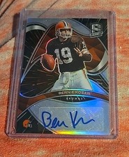2022 Spectra Bernie Kosar autograph auto 8/35 CLEVELAND BROWNS 