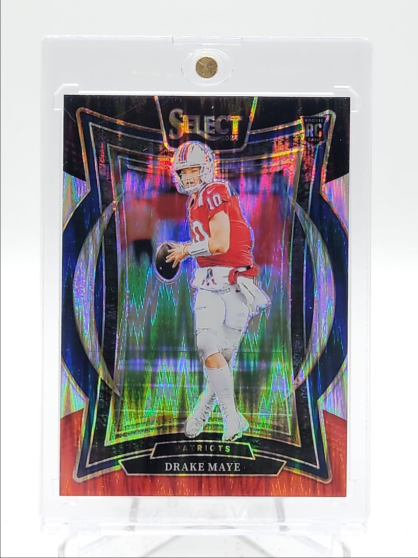 DRAKE MAYE 2024 SELECT CONCOURSE ROOKIE BLACK RED SHOCK PATRIOTS RC Q5538