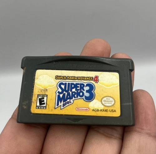 Super Mario Bros 3 GBA Super Mario Advance 4 Gameboy Advance Authentic Saves