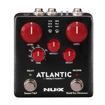 NUX NDR-5 Effektgerät Atlantic Delay und Reverb-Pedal