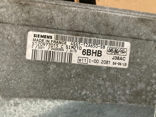 FORD FIESTA 2005 1.2 PETROL 5DR ENGINE ECU 4S61-12A650-SB 6BHB - Picture 3 of 3
