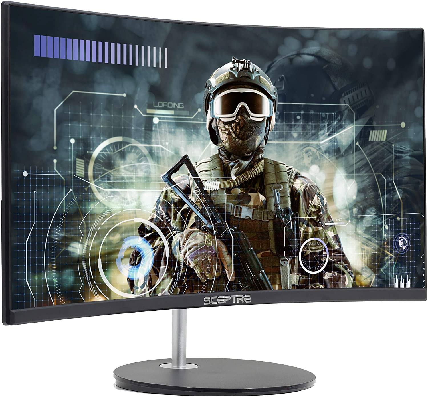 Sceptre Curved 24-Inch Gaming Monitor 1080P 98% Srgb HDMI X2 VGA Build-In Speake