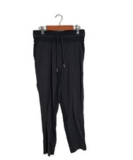 Lululemon Dance Studio Mid-Rise Cropped Pant Black Jogger Activewear 4 Zip Ankle