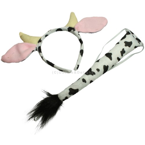 FANCY DRESS ANIMAL SET EARS TAIL DRESS UP INSTANT KIT ANIMAL COSTUME