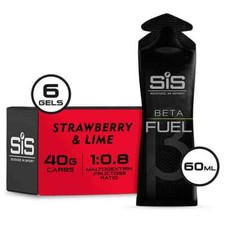 SIS Beta Fuel Energy Gel Box of 6 x 60ml gels Orange and Strawberry/ Lime
