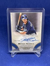 MICHAEL BROSSEAU 2021 TOPPS TIER ONE ON CARD AUTO #D /300