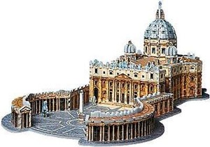 3d puzzle st peter's basilica