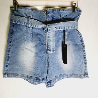 Black Label C'Est Toi Paperbag Jean Shorts