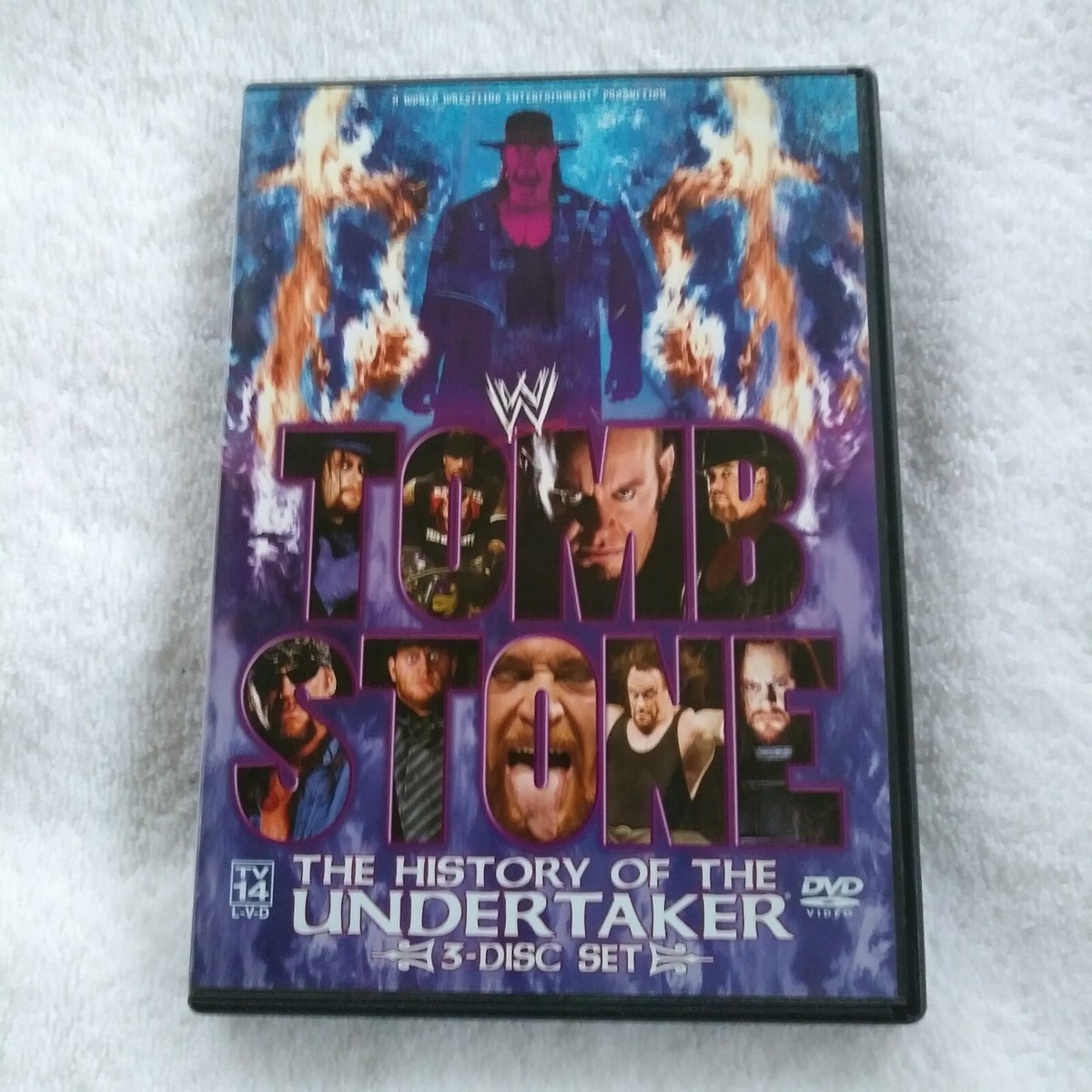 WWE Tomb Stone History of the Undertaker DVD 3 set Very Nice Cond