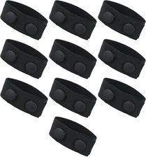 10Pcs Belt Keepers for Duty Belt, Nylon Belt Loop Keeper Police Belt Keepers