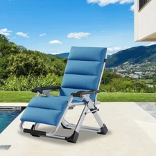Folding Portable Camp Zero Gravity Chair Reclining Lounge Chair Double-use Chair