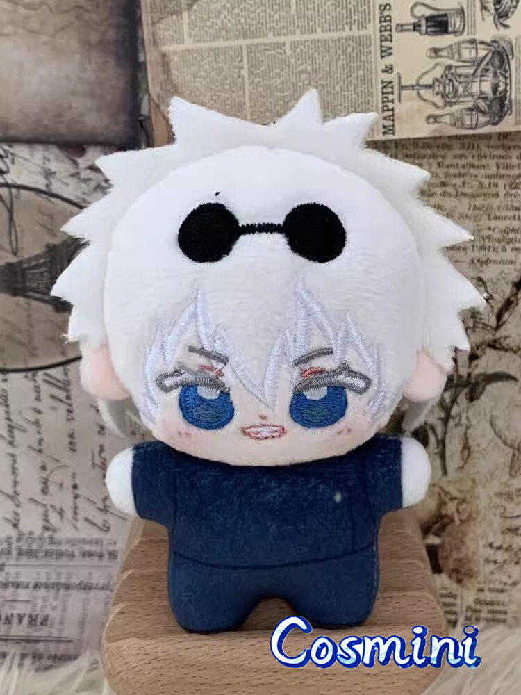 10cm Jujutsu Kaisen Gojo Satoru Plush Keychain Doll Pendant Toy