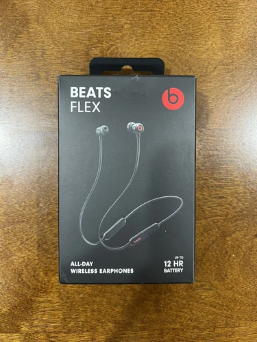 Apple Beats by Dr. Dre Flex Wireless In-Ear Headphones - Beats Black - Brand New