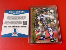 Jay Buhner Mariners 1997 Pacific Card Signed Auto BAS COA