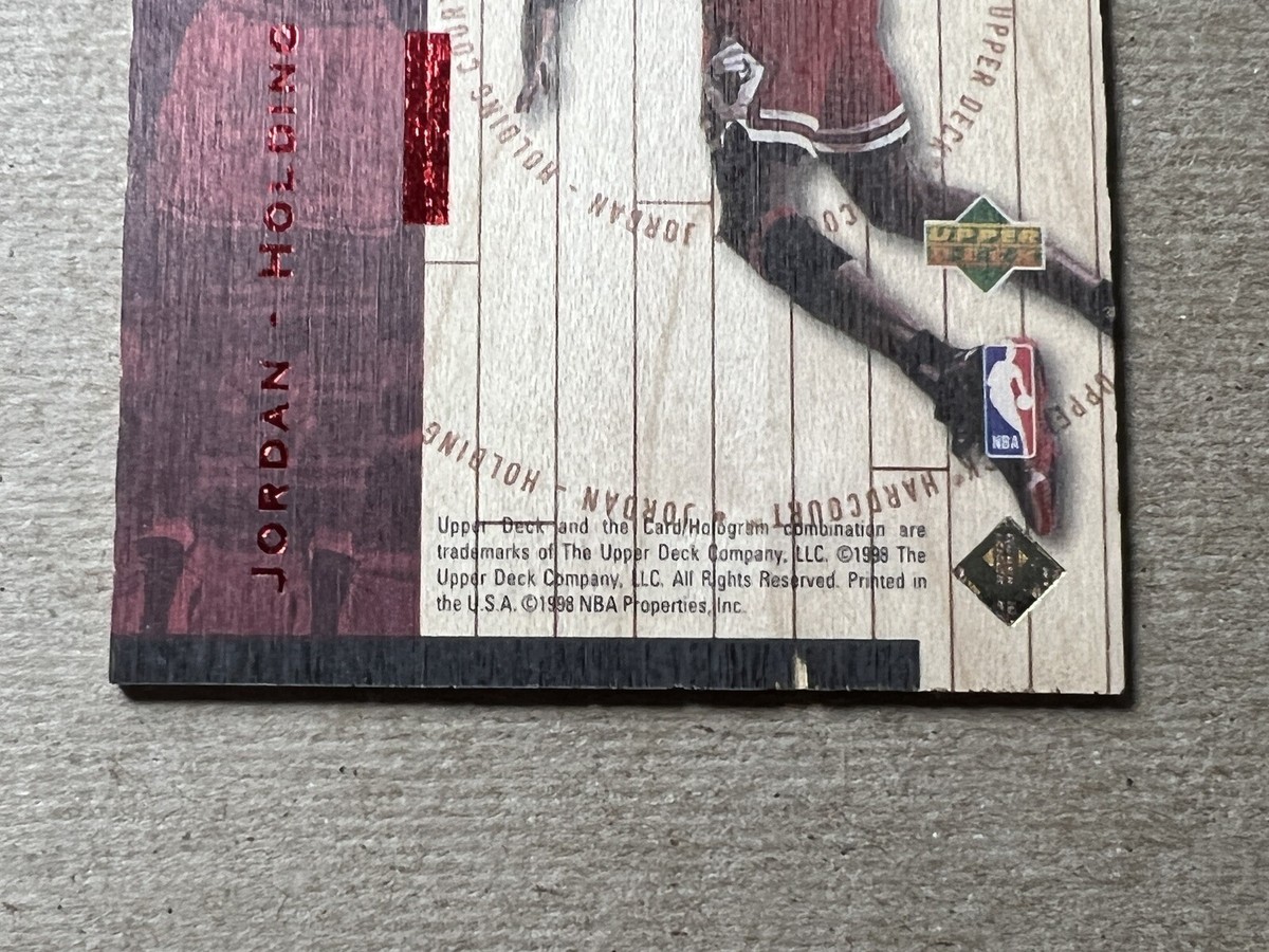 KOBE BRYANT 1998 Upper Deck Hardcourt Michael Jordan Holding