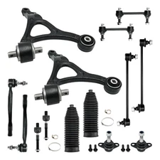 For 03-14 Volvo XC90 14pc Front Rear Sway Bar Lower Control Arms Ball Joints Kit