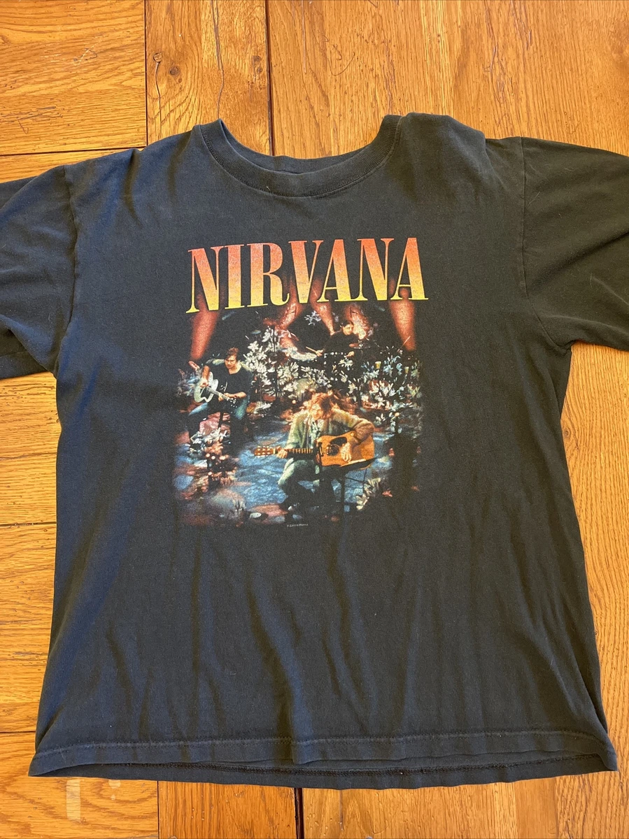 elasticitet udluftning spejl 2008 Nirvana MTV Unplugged T Shirt Kurt Cobain Vintage | eBay