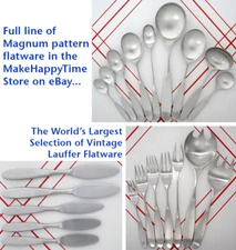 Choose Your Pieces of Japan Lauffer Magnum 18/8 Stainless Steel Modern Flatware
