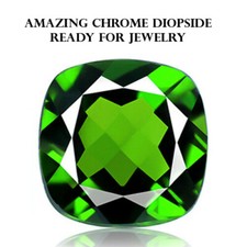 Amazing AAA Green Chrome Diopside For Jewelry 100 natural earth mined gem Russia