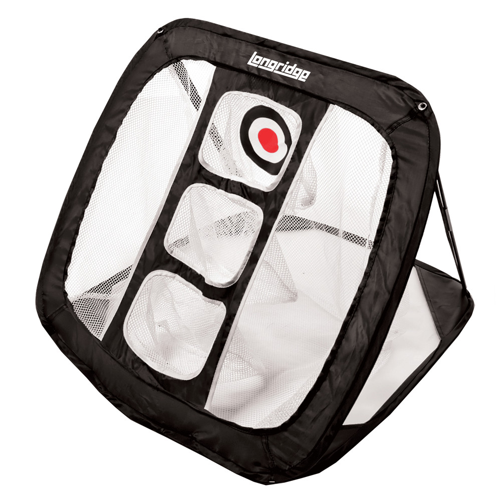 LONGRIDGE QUAD GOLF CHIPPING NET / MULTI TARGET POP UP GOLF PRACTICE NET