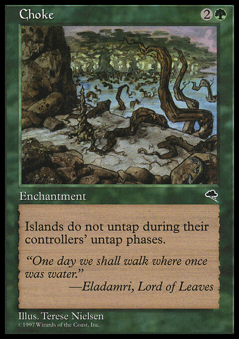 MTG Magic the Gathering Choke (219/350) Tempest LP