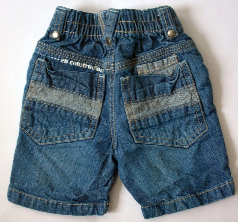 Genial Pantalón Vaquero Original 3/4 Para Bebé De Orchestra Talla 9M 71 - Imagen 2 de 2