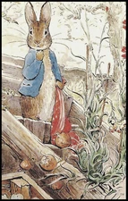 Postcard - The Tale Of Benjamin Bunny - Beatrix Potter 2-045