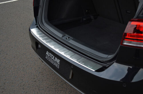 For Volkswagen Golf MK7 (2012+) - Rear Bumper Protector Scratch Guard Brushed - Picture 1 of 5