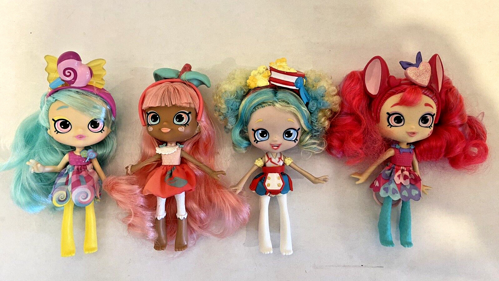 SHOPKINS Shoppies Doll Lot-Popette, Lolita Pops, Valentina H