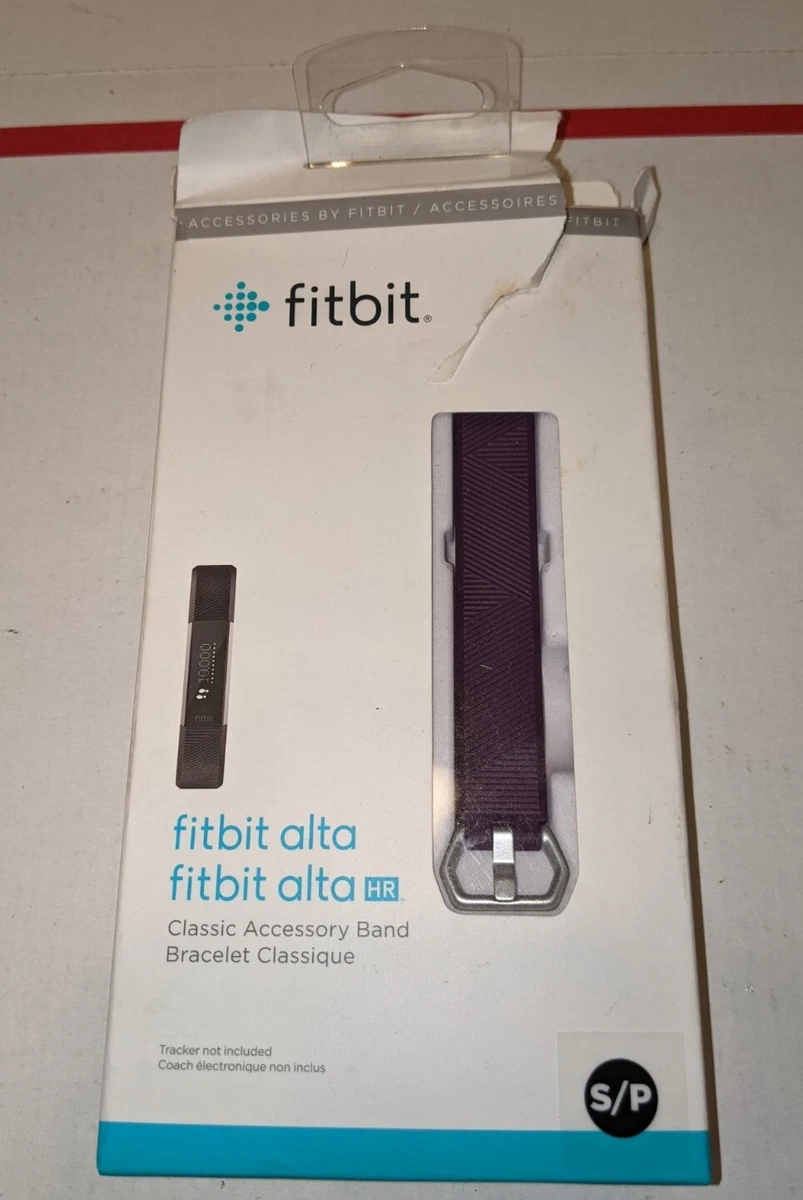 Genuine Fitbit Alta HR Classic Accessory Band Plum Purple Size Small