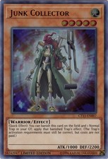 1x (NM) Junk Collector - CT15-EN007 - Ultra Rare - Limited Edition  YuGiOh