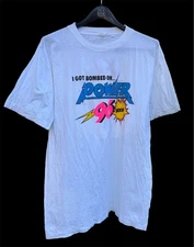 Vintage 90’s POWER 96 RADIO MIAMI PROMO Shirt BOOM! I Got Bombed on Power96 XL