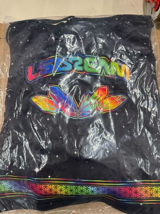 LSDREAM - Starchild Hooded Crop Hockey Jersey V3 XLARGE XL OFFICIAL AUTHENTIC