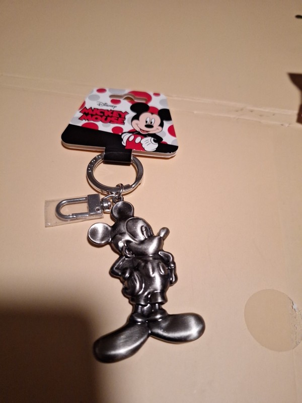 Disneyworld Orlando Mickey Mouse Metal Keychain/Carbiner