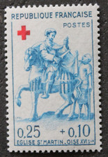 Timbre - FRANCE - Croix-Rouge - YT1279 - 1960