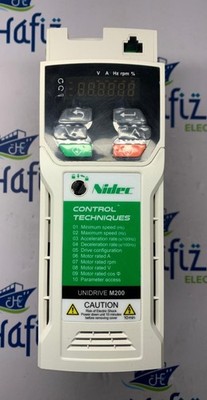 CONTROL TECHNIQUES NIDEC UNIDRIVE M200 M200-022 00075 A 1.5 KW 2 HP 220-240 V