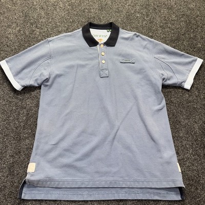 Orvis Polo Shirt Mens Size M Gray Short Sleeve Pique Cotton Fly Fishing Logo