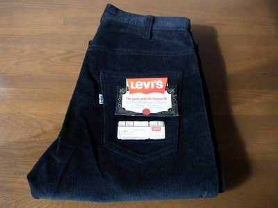 Rare 60S Levis 518 Bige Black Corduroy 31 32 / Vintage Rare 60S Levis 518 Bige Black Corduroy 31 32 / Vintage