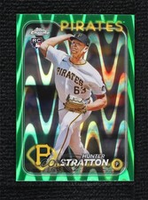 2024 Topps Chrome Update Green RayWave Refractor 34/99 Hunter Stratton 0q5