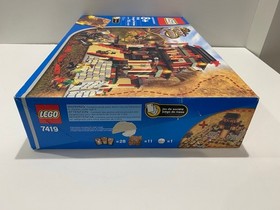 LEGO 7419 Dragon Fortress Orient Expedition Box Manual Figures NO DRAGON Read