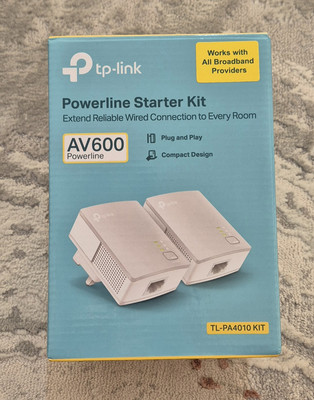 TP-Link AV600 Powerline Adapter WLAN Kit, WLAN Booster/Hotspot/Extender
