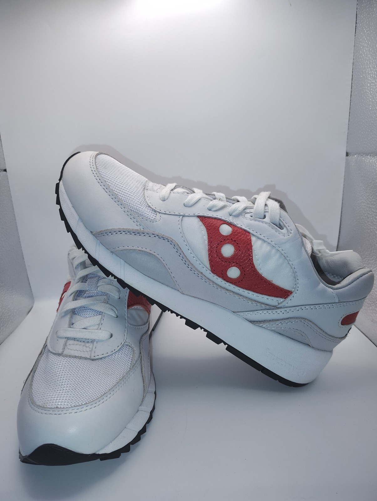 Saucony Shadow 6000 Us Size 9.5 /S70668-2 Red White Gray Sneakers thumbnail 5
