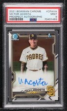 2021 Bowman Chrome Prospect Auto Victor Acosta #CPA-VA PSA 9 MINT Auto 0c6