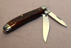 1950 to 1964~CASE XX~MINT UNUSED~6220 DARK RED BONE 2 BLADE PEANUT POCKET KNIFE~ — photo 4