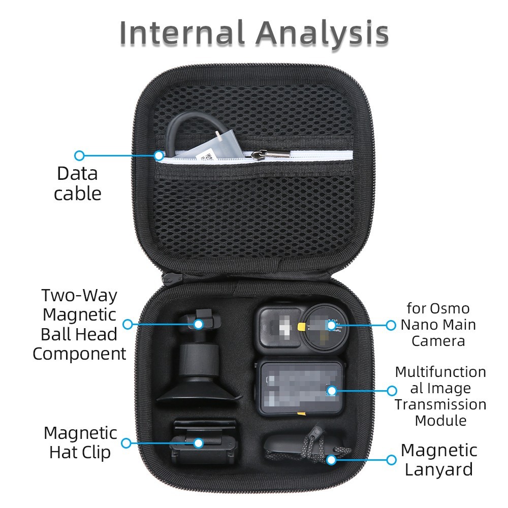 EVA Storage Bag for DJI OSMO NANO Camera Portable Carrying Hard