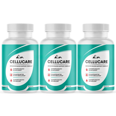 Cellucare Capsules, Advanced Blood Support Formula-3 Bottles