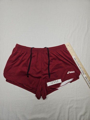 Asics Women’s Large Break Through Split Lined Shorts Red