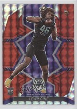 2022 Panini Mosaic Rookies Red Mosaic Prizm Lewis Cine #379 1fk8